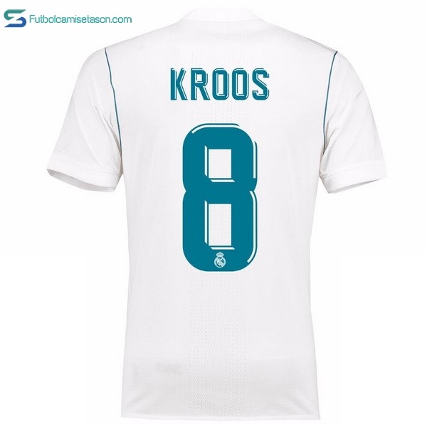 Camiseta Real Madrid 1ª Kroos 2017/18